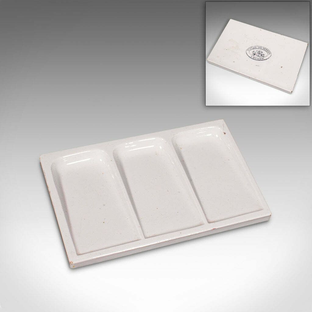 Home Decor Antique Artist's Paint Box, English, Carry Case, Winsor & Newton, Late Victorian photo