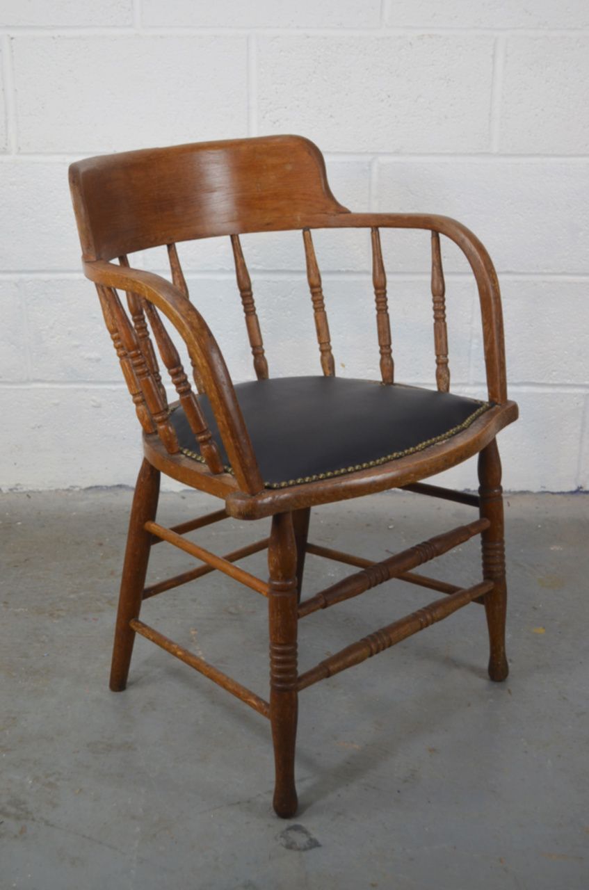 Early 20th Century Desk Chair, Upcycled photo buy