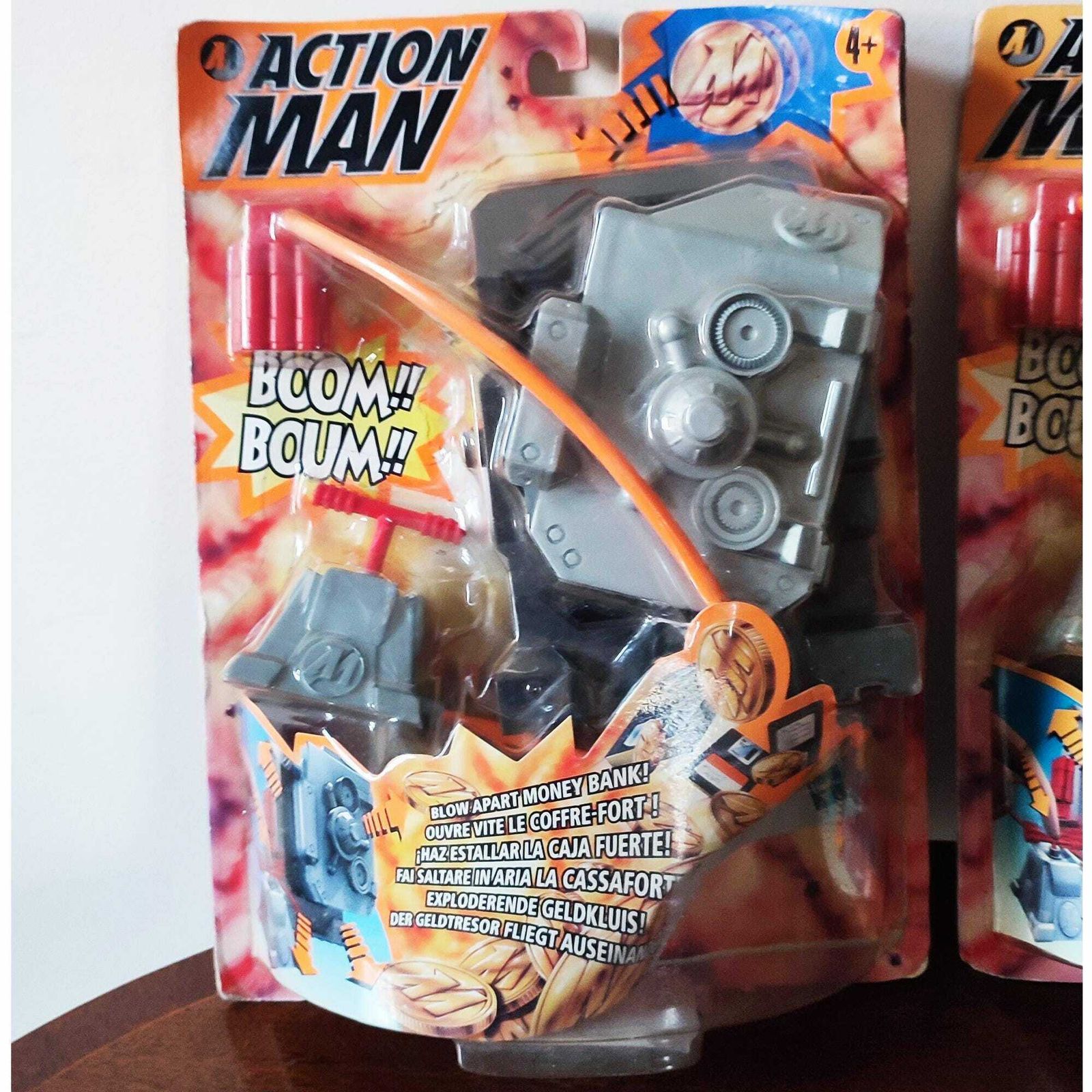 Vintage 1999 Action Man Set Of 2 Blow Apart Money Bank Kit Security Mission Hasbro   Sealed Collectible Gift Toys   Classic Nostalgic Games photo for sale