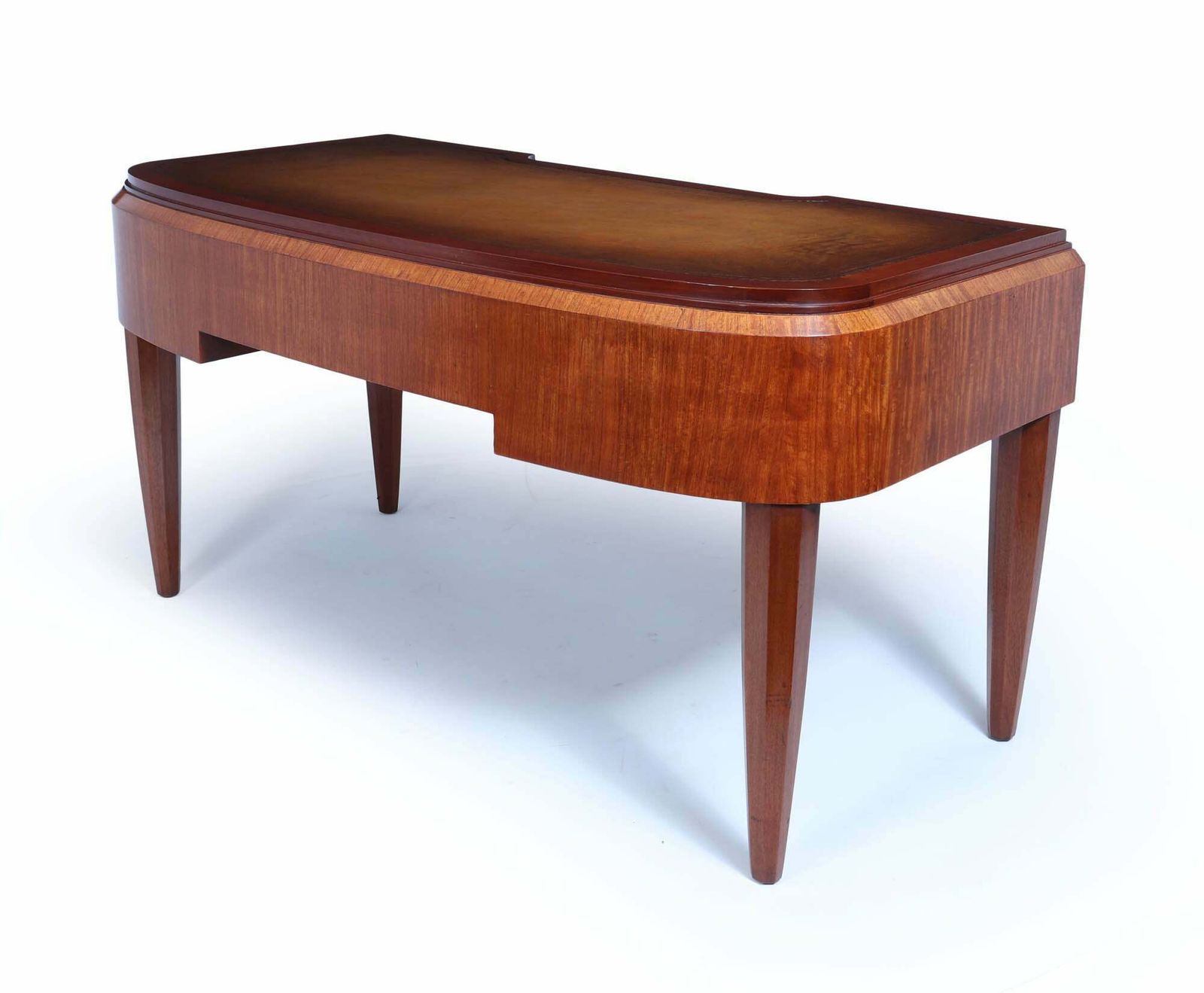 French Art Deco Desk In Mahogany And Satinwood photo furniture