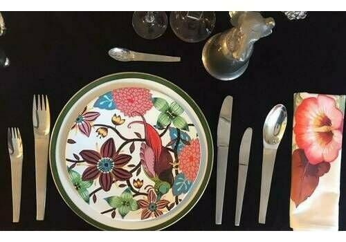 Modernist Flatware Set Carl Auböck Design For Morinox And Amboss 50s Post Modern Lunik 2060 Modern Austrian Design Wedding Luxury Gift photo vinterior