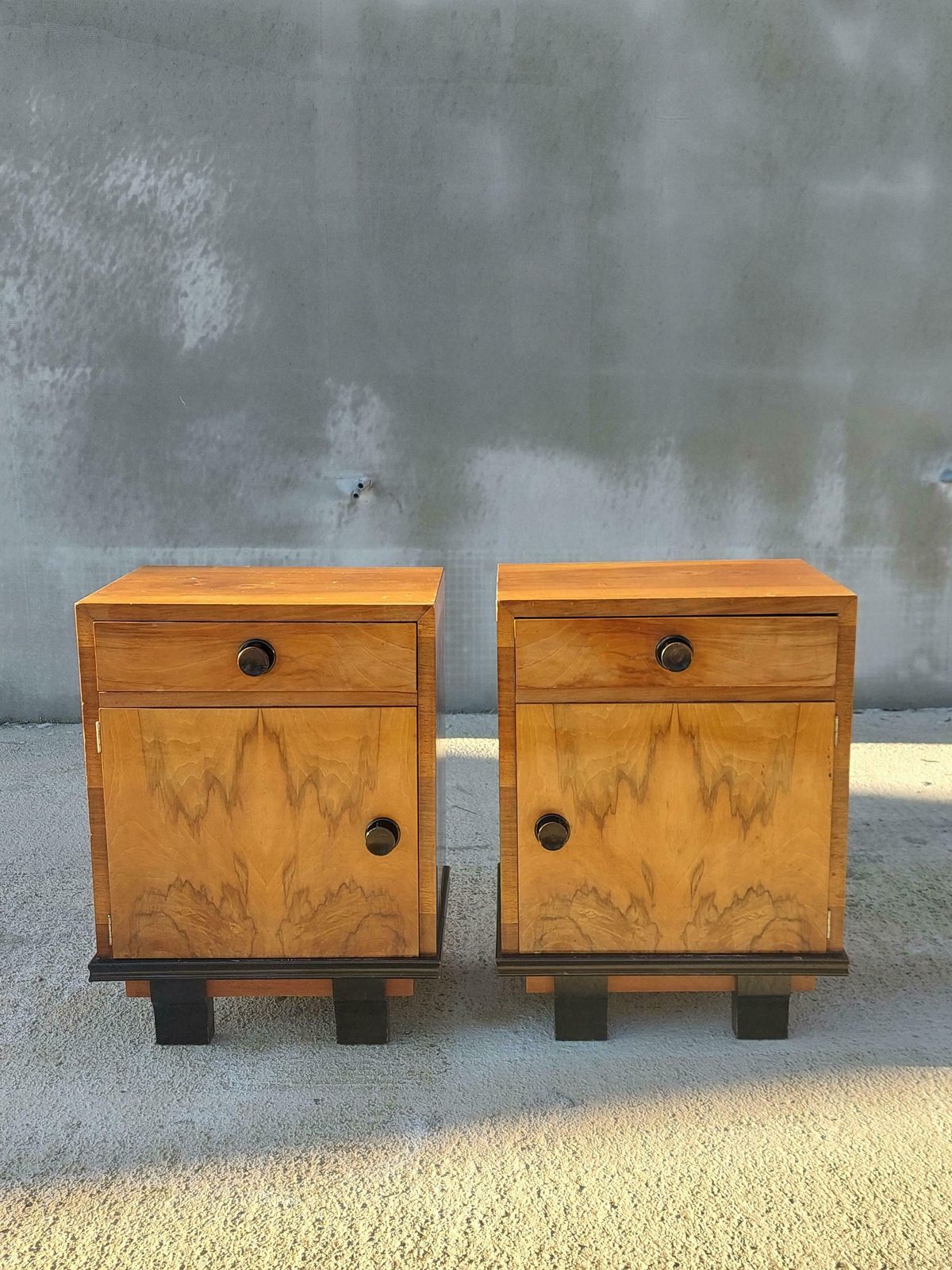 photo furniture Art Deco Nightstands / Pair /Art Deco Furniture/Art Deco/Antique Nightstands/ Vintage Nightstands/Vintage Furniture/Vintage Nightstands/30's