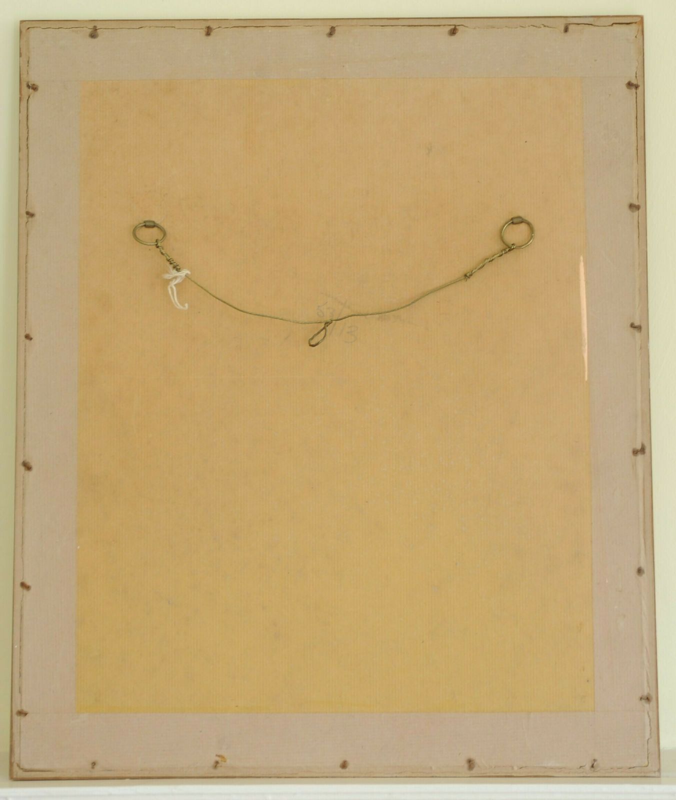 Vintage Rare Framed Print Of A R Chughtai Painting From Pakistan photo vinterior