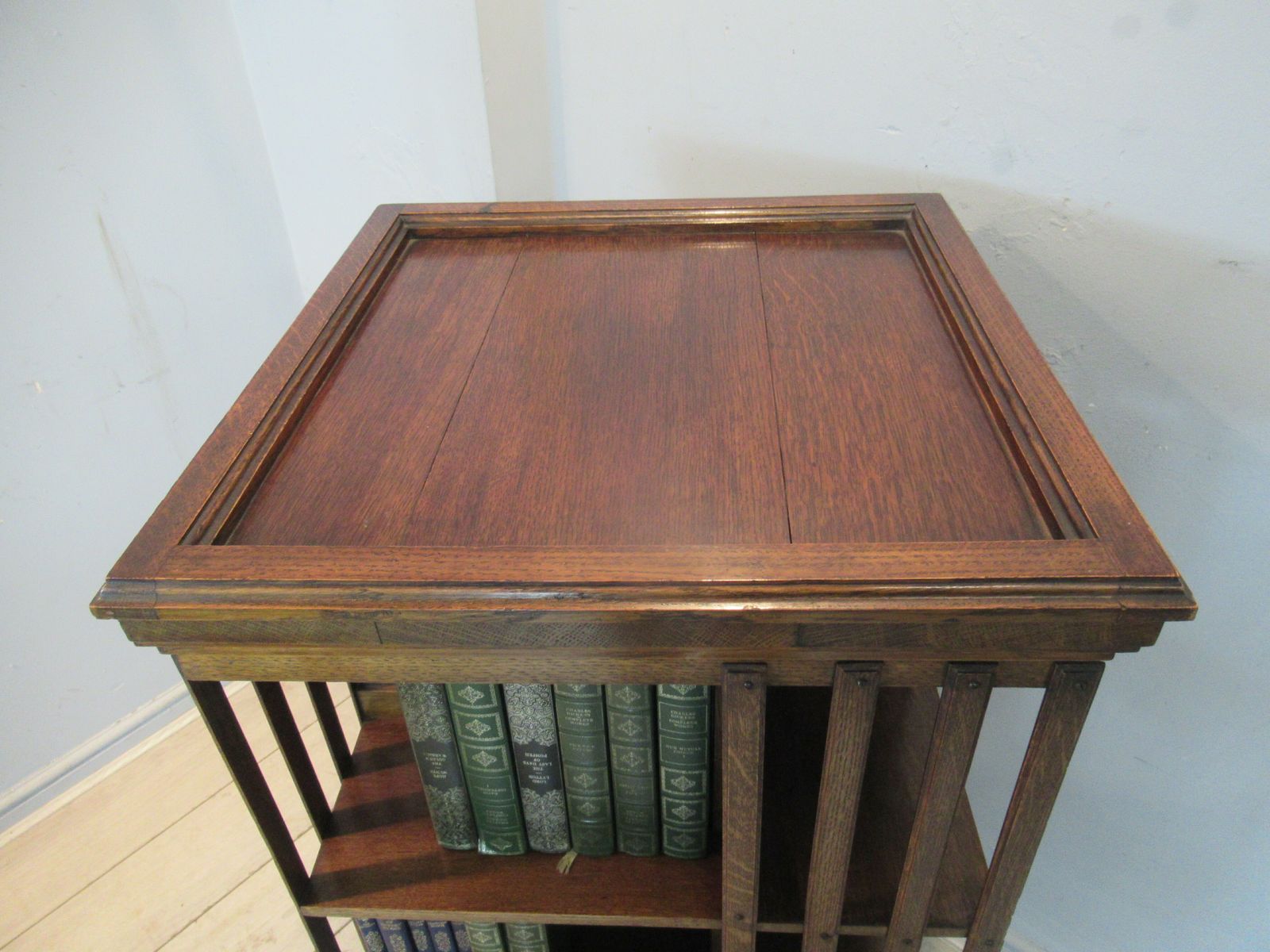 Tall Oak Edwardian   Revolving Bookcase photo buy