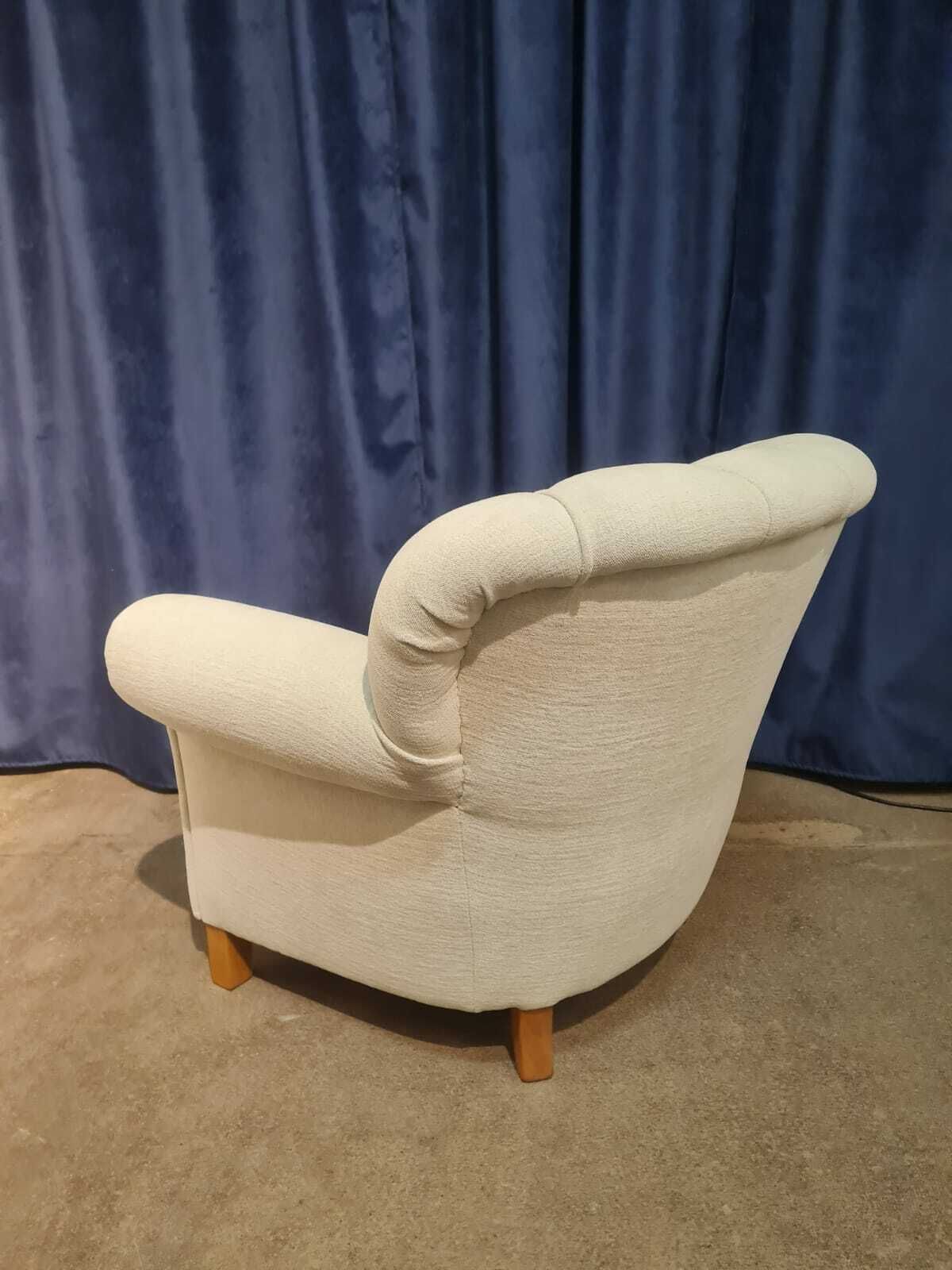 Art Deco Club Armchair, Jindrich Halabala photo vintage