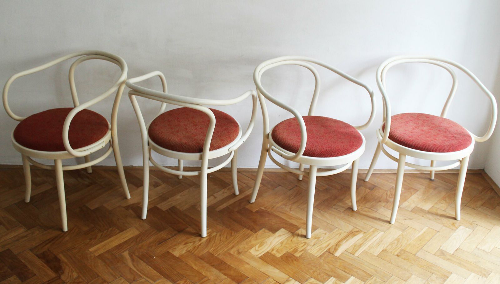 Set Of Four 1980's Chairs By Ton photo furniture