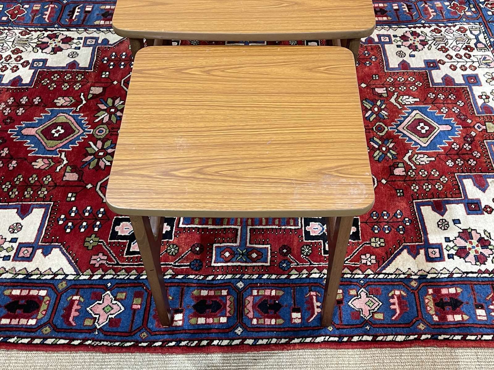 Set Of 3 Teak Nesting Tables From The 70s photo Furniture
