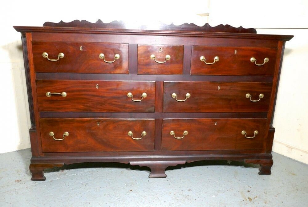 Large George III Lancashire Chest Of Drawers, Dresser photo buy