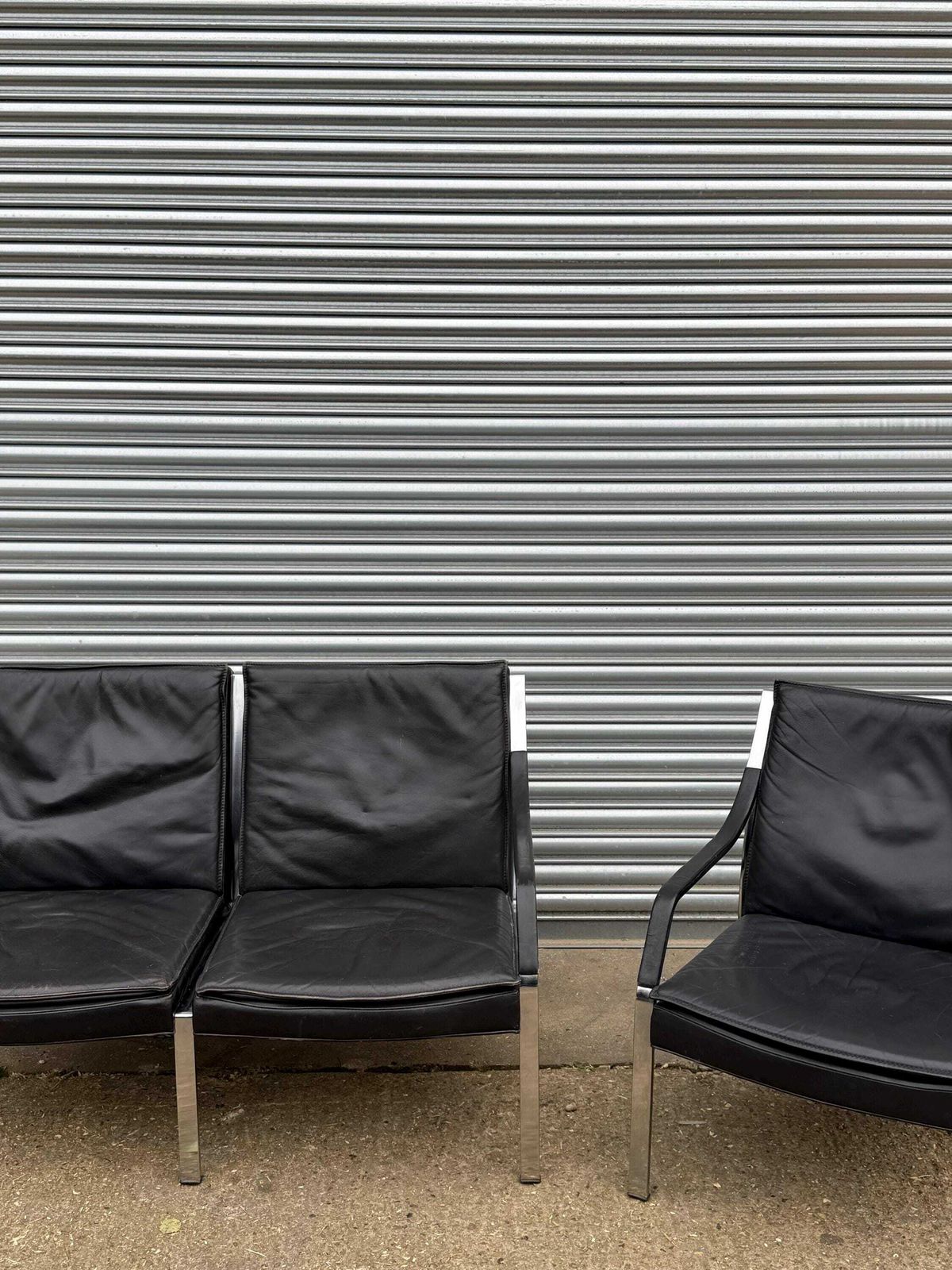 Steel & Leather Armchair By Preben Fabricius For Walter Knoll photo furniture