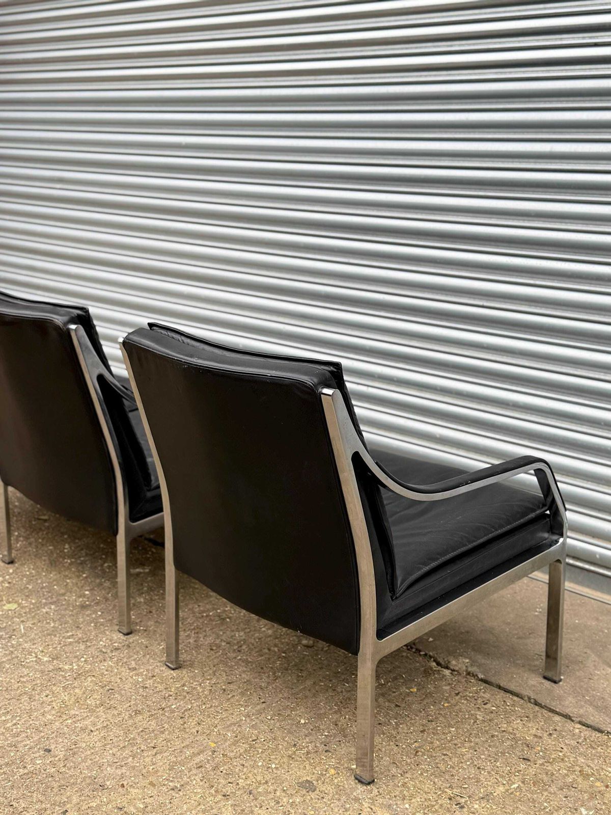 Steel & Leather Armchair By Preben Fabricius For Walter Knoll photo 715.0