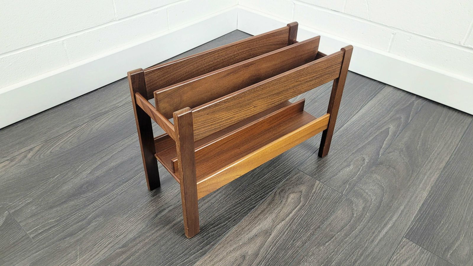 Magazine Rack, 1960s, Teak, Vintage photo 187.0