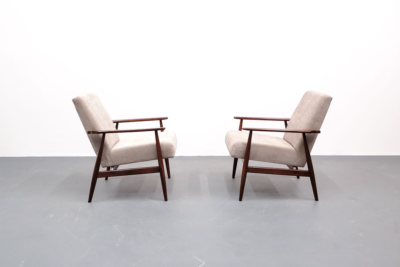 One Left   1960 Henryk Lis Mid Century Armchair In Beige photo furniture