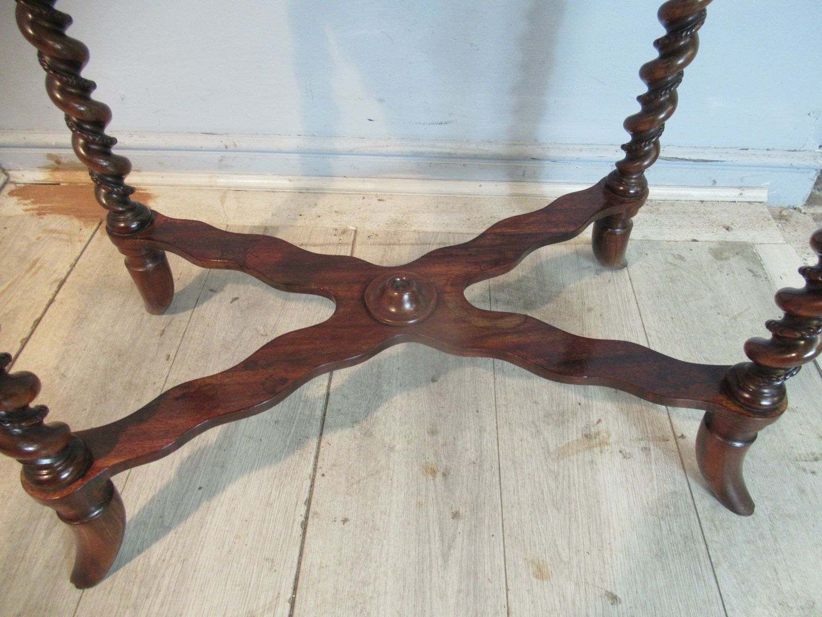 Home Decor 19th Century    Carved And Decorated Plant Holder photo