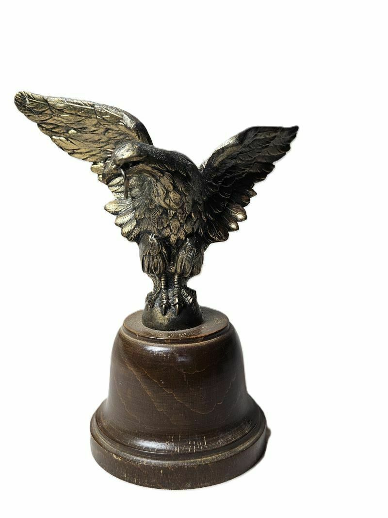 Antic Pocket Wrist Watch Holder In A Form Of An Eagle With Outstretched Wings photo for sale
