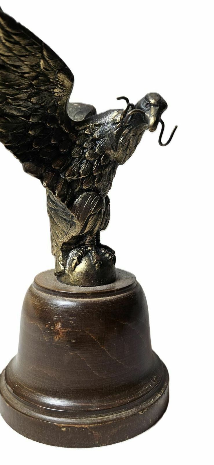 Antic Pocket Wrist Watch Holder In A Form Of An Eagle With Outstretched Wings photo buy