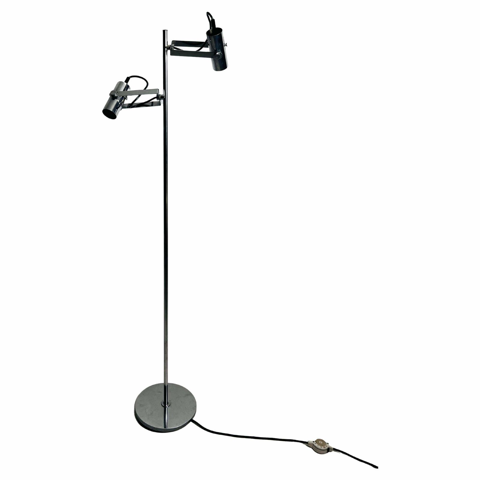 Midcentury Chrome Floor Lamp, Germany, 1970s