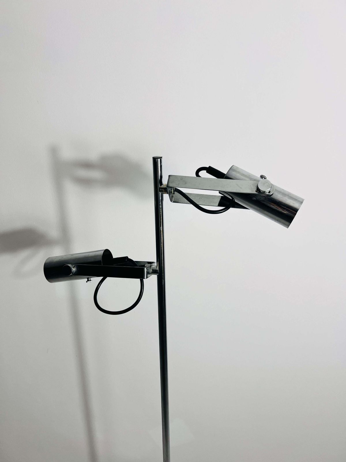 Midcentury Chrome Floor Lamp, Germany, 1970s photo vintage