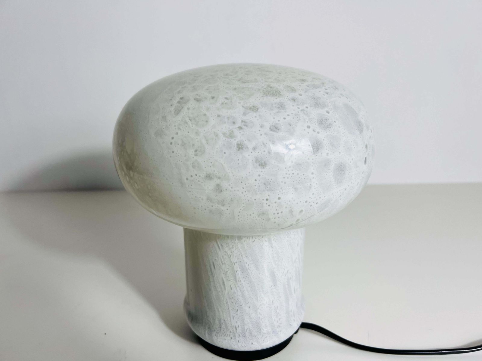 Glass Mushroom Table Lamp By Peill & Putzler, Germany, 1970s photo 598.0
