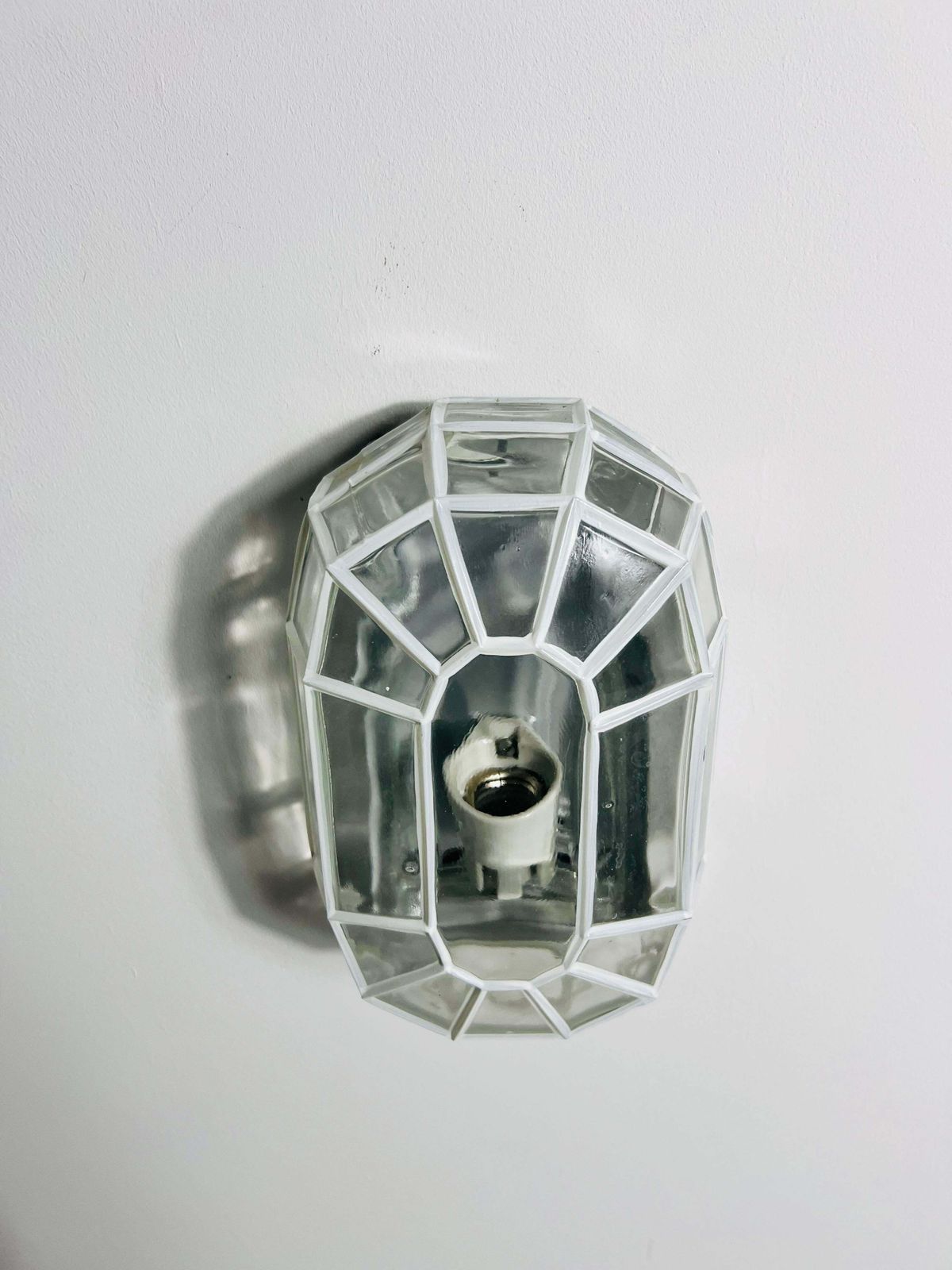 1 Of 3 Wall Lamps By Glashütte Limburg, Germany, 1960s photo Lighting