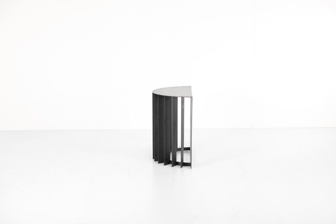 Furniture Console "Blue Moon " By Franck Robichez For Dritsh, Paris 1990s. photo