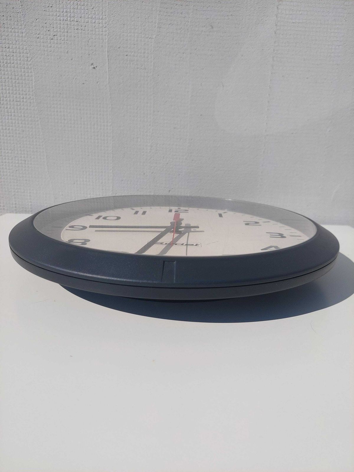 Retro Wall Clock / Space Age Wall Clock / Mid Century Modern Wall Clock / Retro Modern Interior / Bodet Clock / 1980s photo 194.0