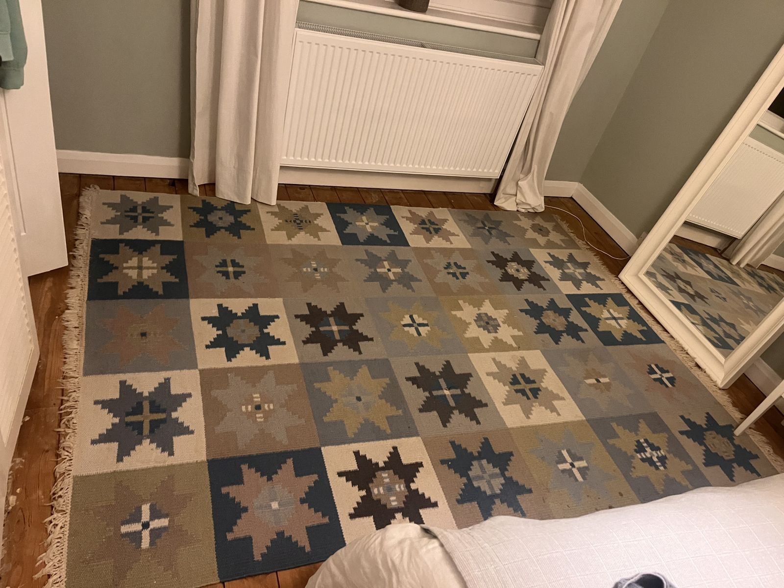 Vintage Scandinavian Rug Wool photo for sale