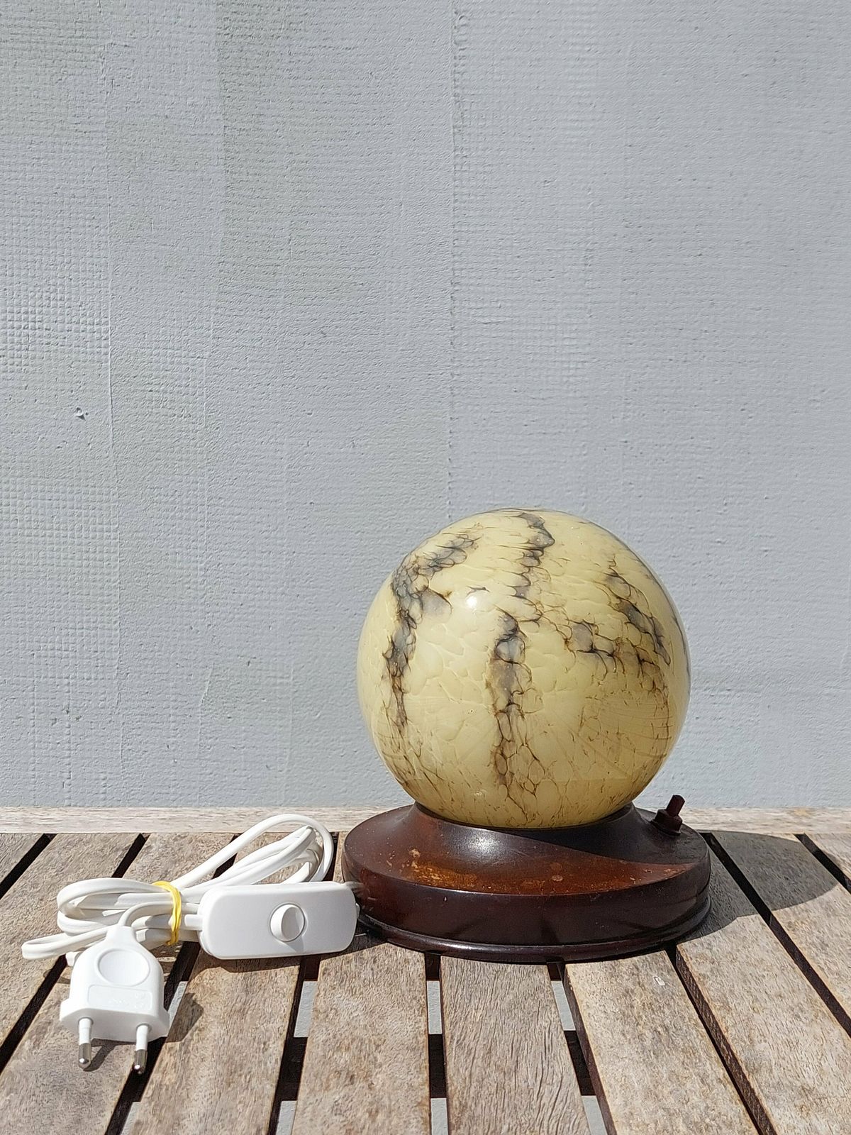 photo for sale Antique Bedside Lamp / Art Deco Night Light / Art Deco Nightstand Lamp / Art Deco Bedside Lamp/ Vintage Desk Lamp/ Vintage Night Light /30's