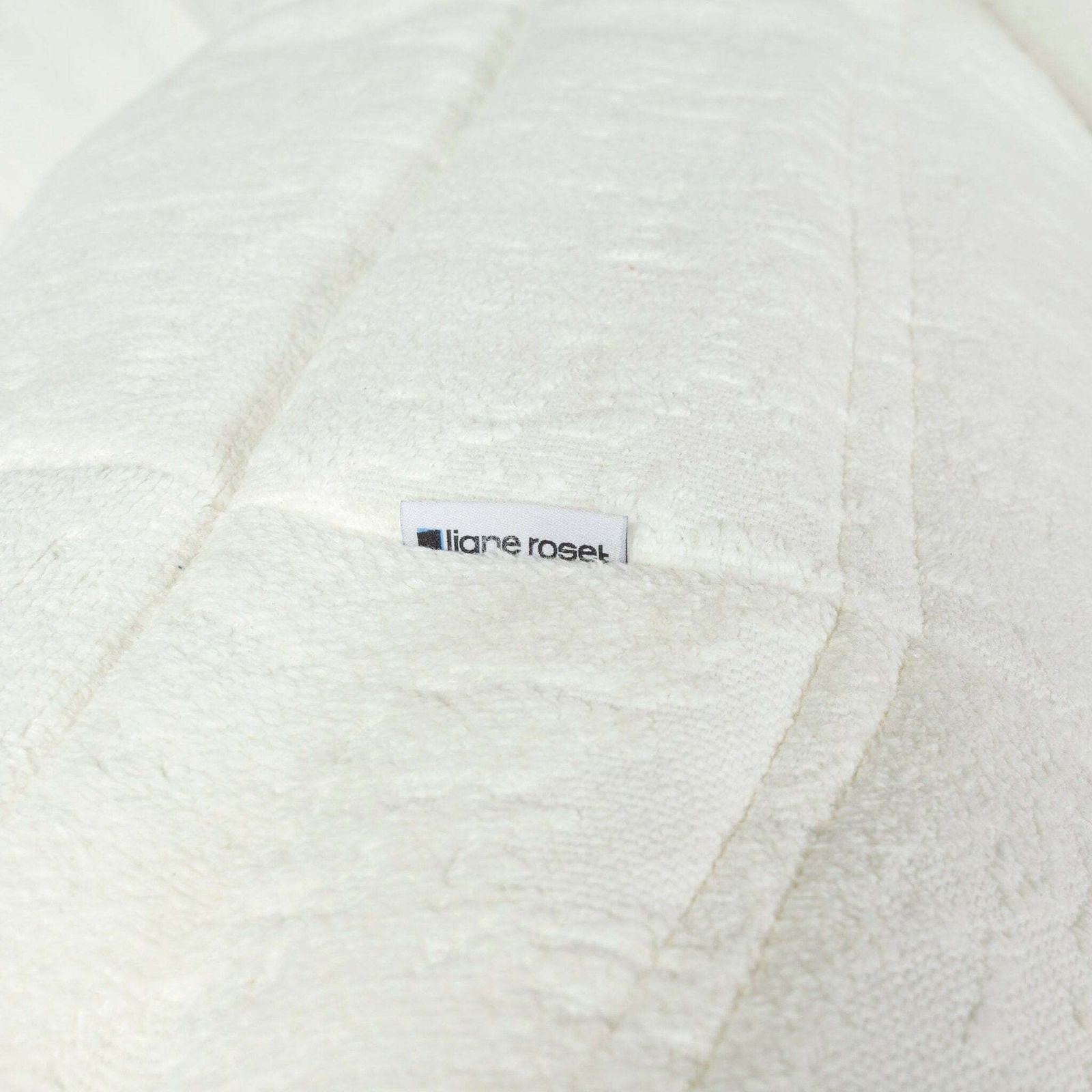 Ligne Roset By Michel Ducaroy Togo White Bouclé Modular Sofa, Set Of Five photo vintage