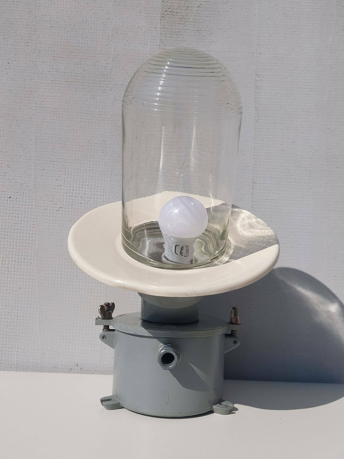 photo furniture Xl Vintage Industrial Wall Lamp / Sconce /Barn Light / Enamel Industrial Lighting /Mcm Wall Lamp /Retro Outdoor Lamp/ Industrial Style /60's