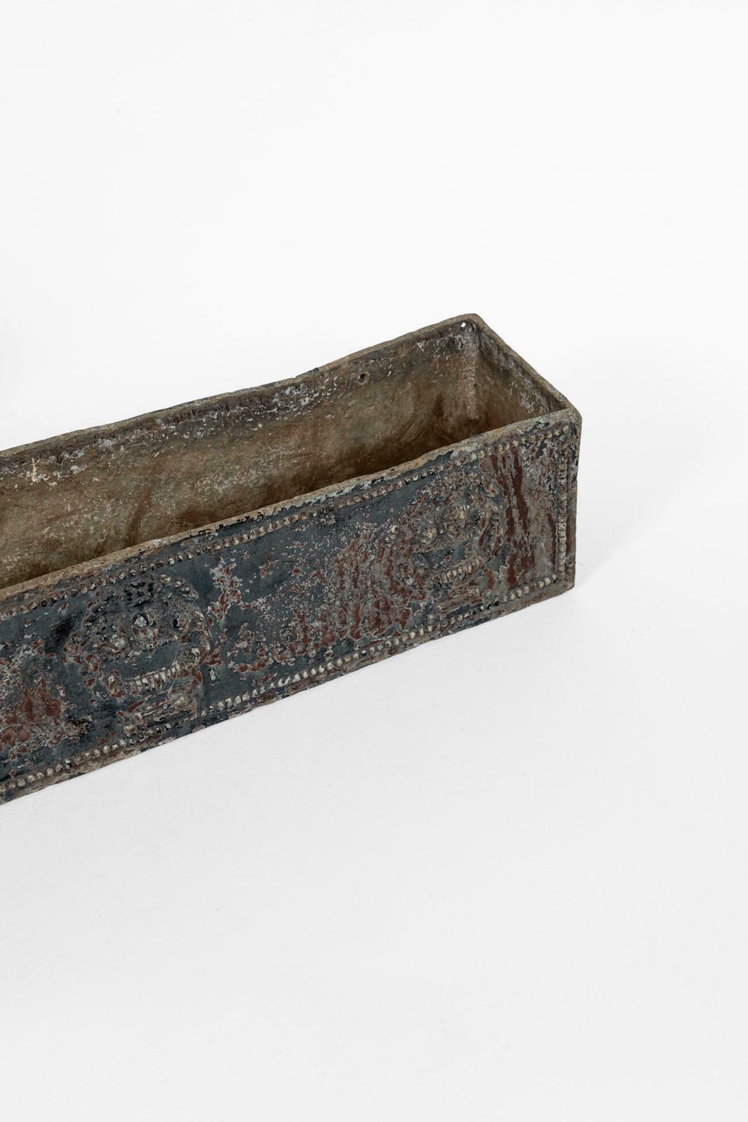 Pair Of Georgian Lead Planters photo Home Decor