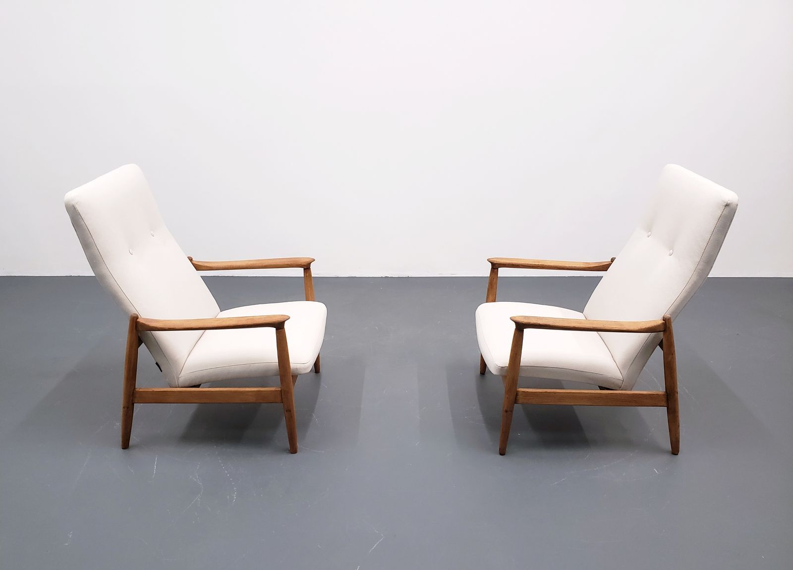 1965 Chair By Edmund Homa, Model Gfm 64 In Beige photo for sale