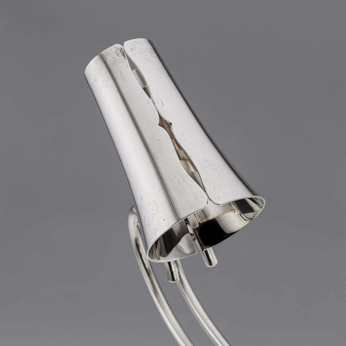 20th Century American Art Deco Cartier Solid Silver Wine Bottle Holder C.1920 photo buy