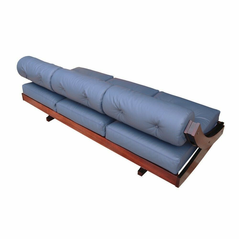 Gs195 Gianni Songia Daybed In Navy Blue Andrew Muirhead Fine Scottish Leather, Italy, 1963 photo Furniture