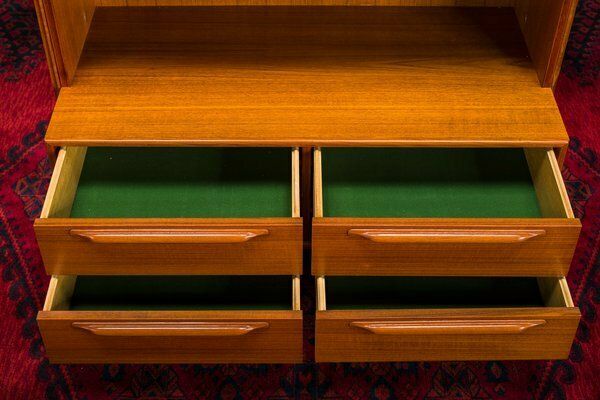 Large Vintage Cabinet In Teak By Heinrich Riestenpatt, 1960 photo for sale
