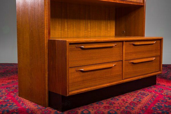 Large Vintage Cabinet In Teak By Heinrich Riestenpatt, 1960 photo Furniture