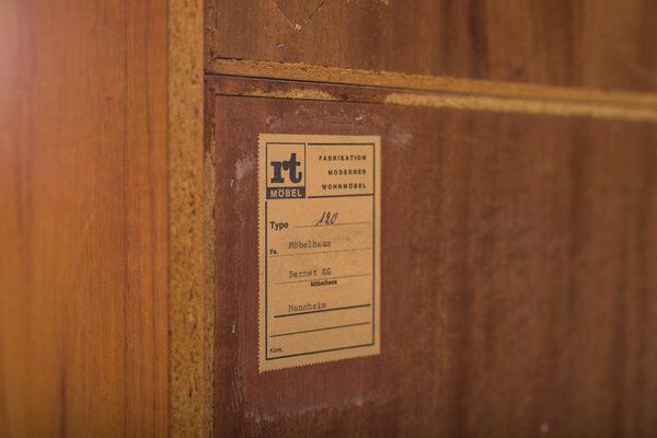 1758.0 Large Vintage Cabinet In Teak By Heinrich Riestenpatt, 1960 photo