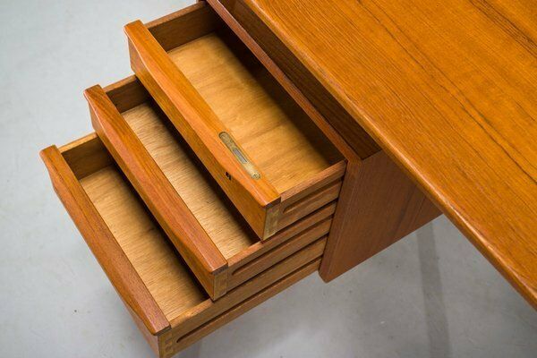 Danish Teak Desk By Peter Lovig Nielsen For Hedensted Mobelfabrik, 1972 photo buy