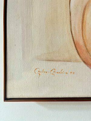A. Nobre Madeira, Abstraction, 1975, Oil On Canvas photo for sale
