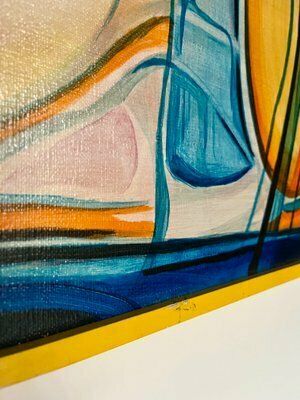 A. Nobre Madeira, Abstraction, 1975, Oil On Canvas photo 753.0