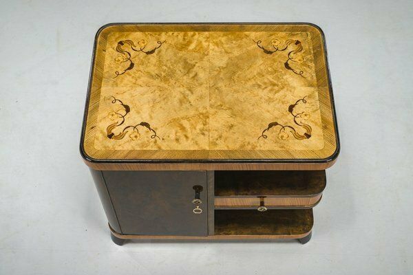 Art Deco Bar Cabinet With Inlays, 1930s photo 1506.0