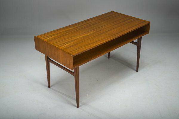 photo for sale Mid Century Teak Desk Attributed To Bartels Works, 1960s