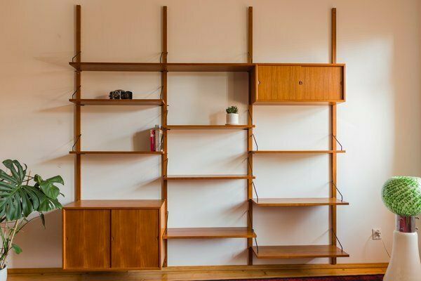 Modular Wall Shelving System By Poul Cadovius For Cado, 1960s