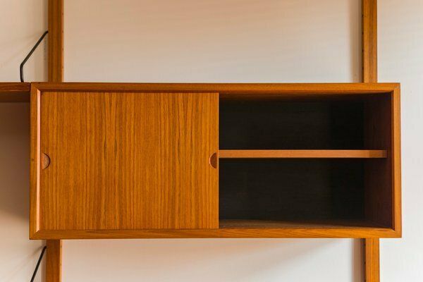 Furniture Modular Wall Shelving System By Poul Cadovius For Cado, 1960s photo