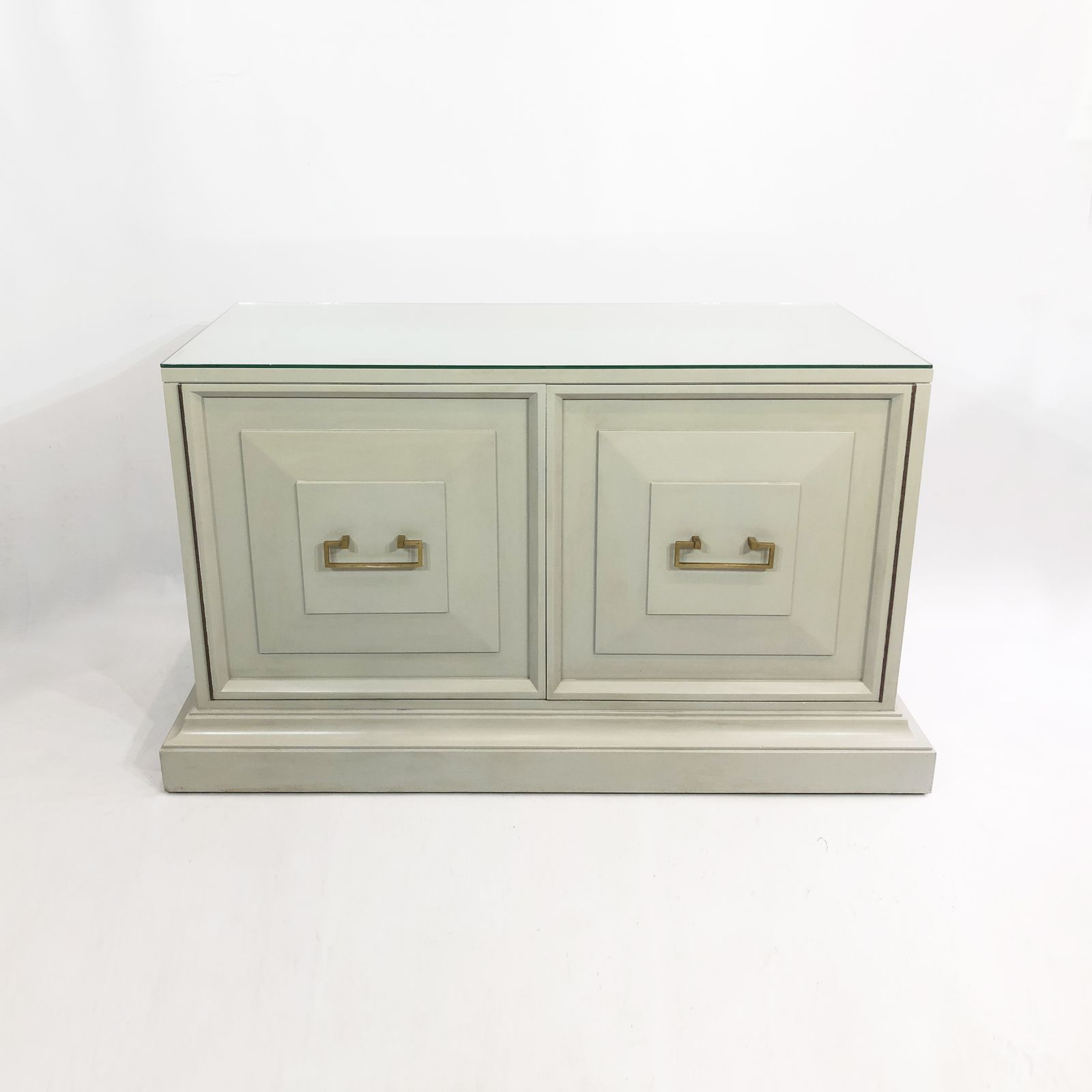 Neo Classical Duck Egg Cabinet On Plinth 1970s USA Blue Chinoiserie Vintage photo vintage