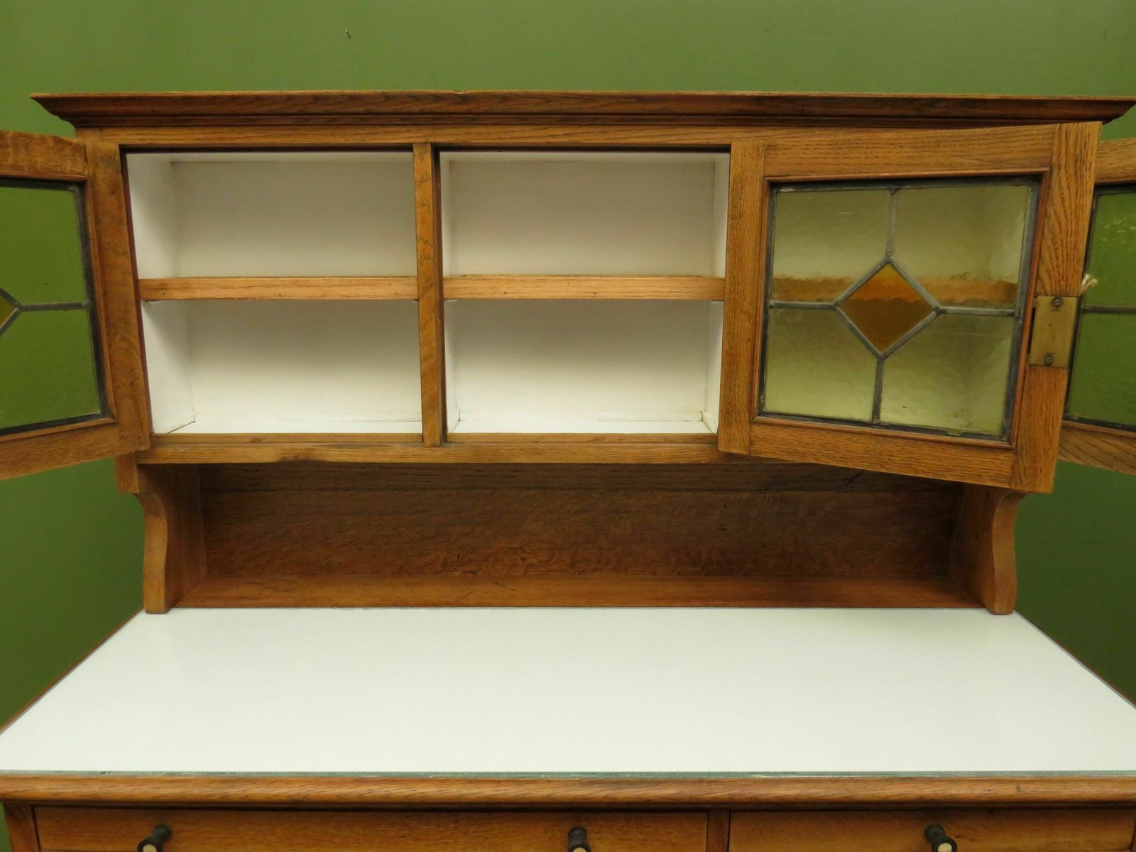 photo buy Antique Collectors Dentists Chest, With Stained Glass, Fully Restored