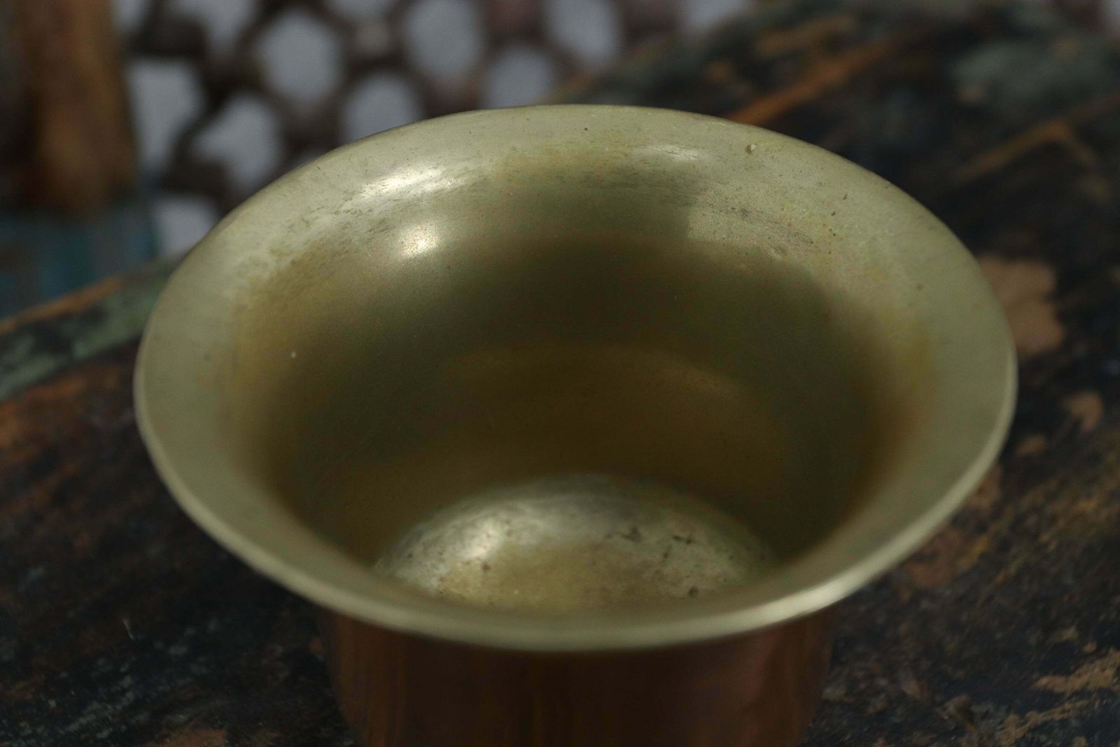 19th Century Tibetan Ceremonial Cups With Silver Band photo 165.0