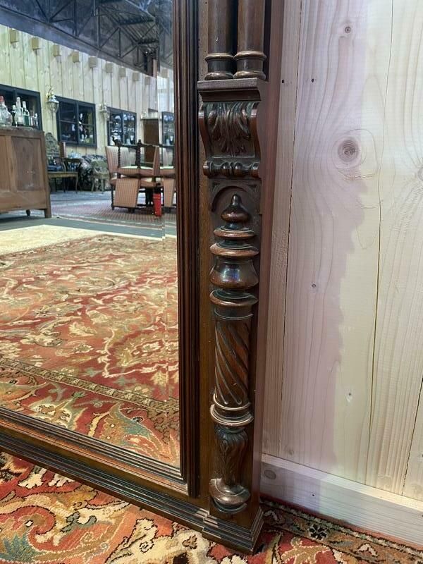 Miroir Style Renaissance   Henri II En Noyer photo for sale