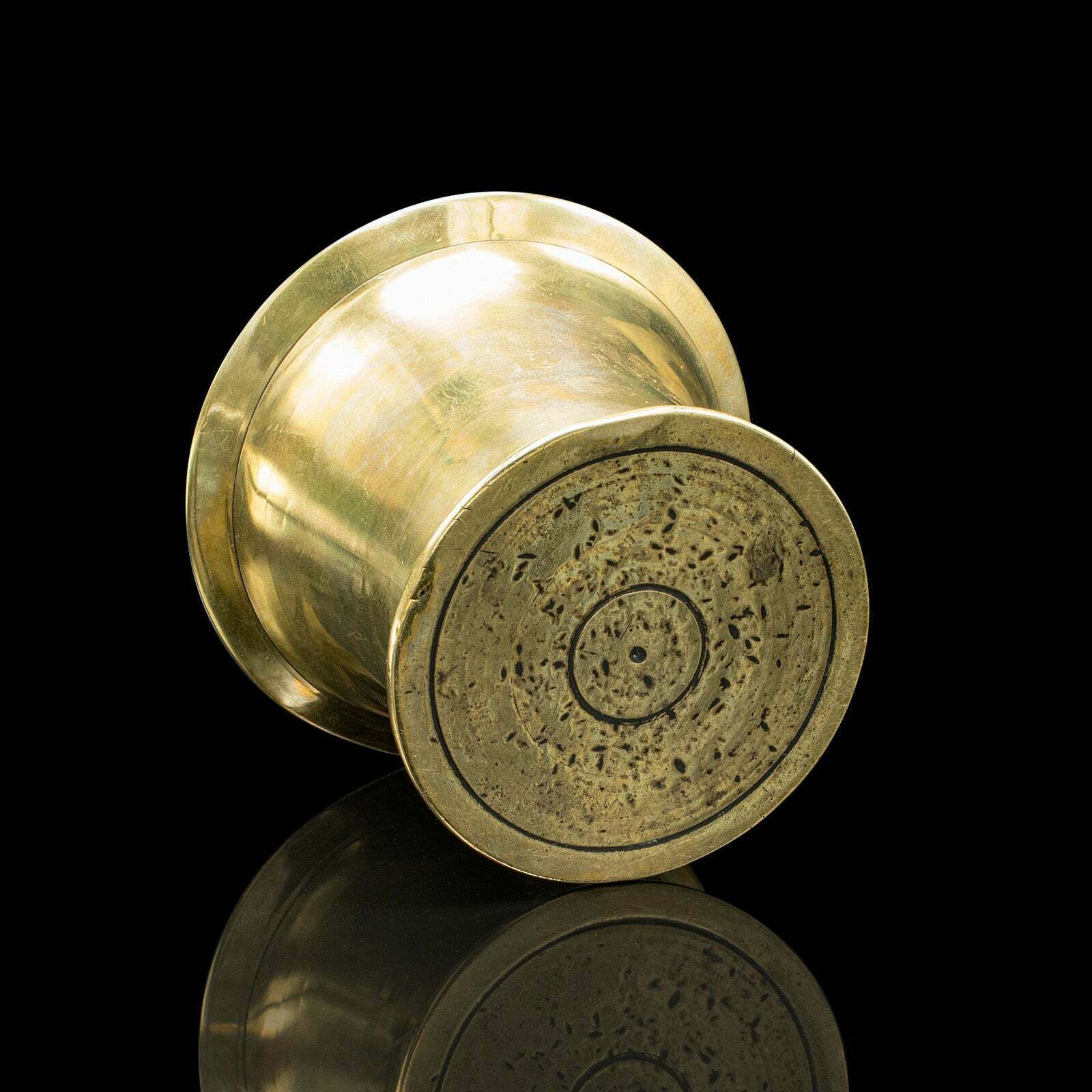 photo furniture Antique Chemist's Mortar & Pestle, French Bronze Apothecary Aid, Victorian, 1900