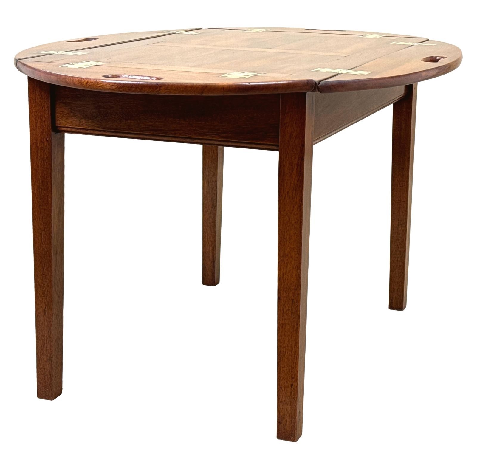 Georgian Mahogany Oval Butlers Tray On Stand (England, Circa 1800) photo Furniture