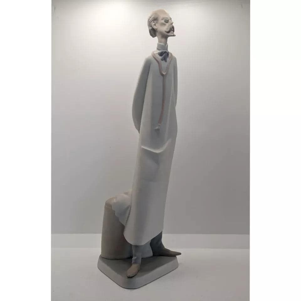 Early Lladro Porcelain Doctor Figurine Rare Matte Finish